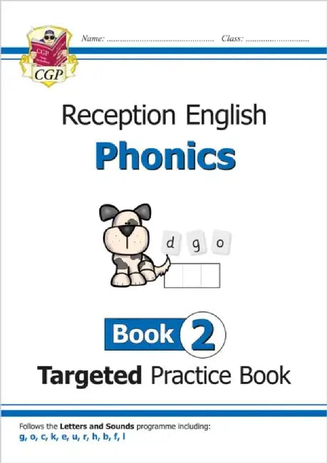 Reception English Phonics Targeted Practice Book - Book 2 by Bryant Karen