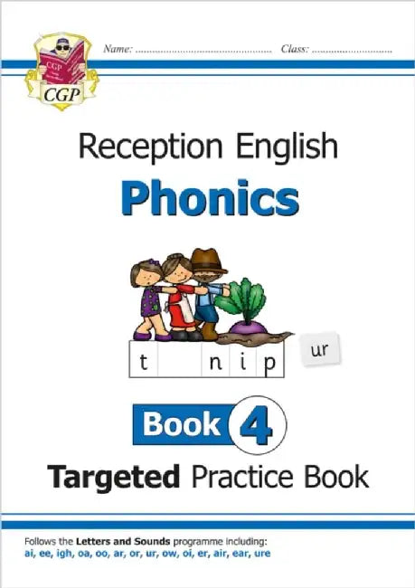 Reception English Phonics Targeted Practice Book - Book 4 by Bryant Karen
