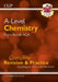 A-Level Chemistry: AQA Year 1 & 2 Complete Revision & Practice with Online Edition by CGP Books