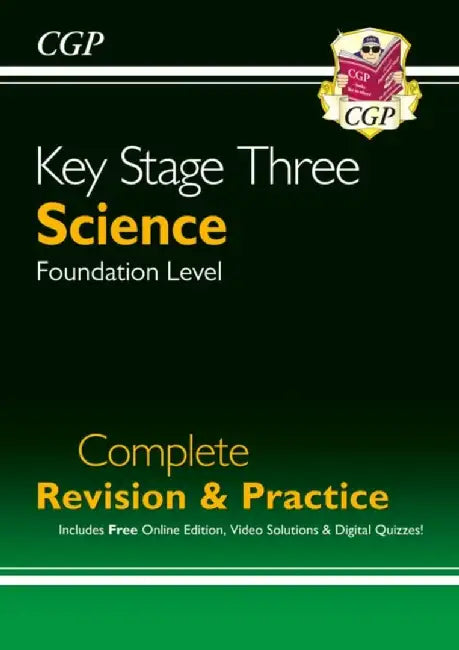 KS3 Science Complete Revision & Practice – Foundation (includes Online Edition, Videos & Quizzes) by CGP Books