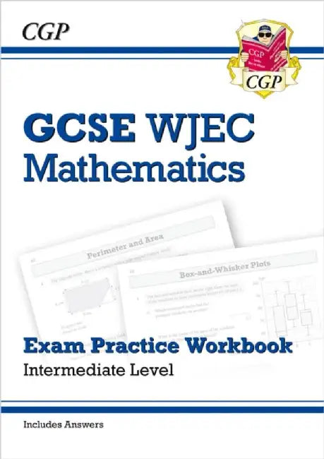 WJEC GCSE Maths Exam Practice Workbook: Intermediate (includes Answers) by CGP Books