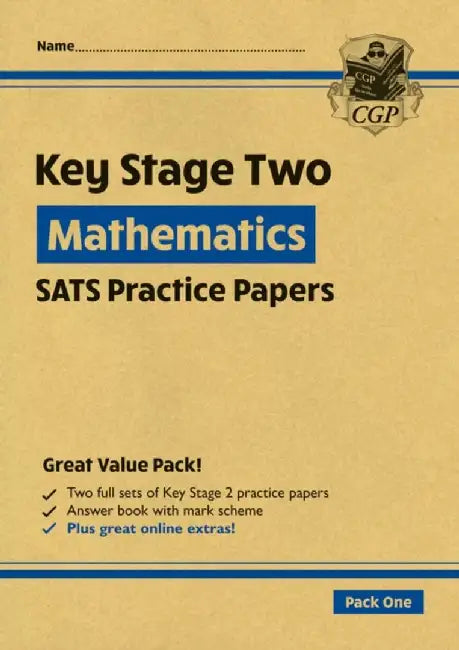 KS2 Maths SATS Practice Papers: Pack 1 - for the 2025 tests (with free Online Extras) by CGP Books