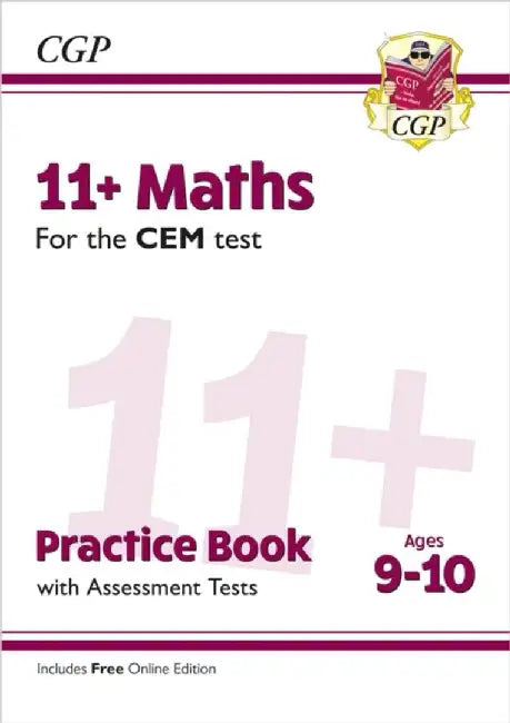 11+ CEM Maths Practice Book & Assessment Tests - Ages 9-10 (with Online Edition) by CGP Books