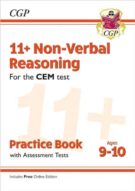 11+ CEM Non-Verbal Reasoning Practice Book & Assessment Tests - Ages 9-10 (with Online Edition) by CGP Books