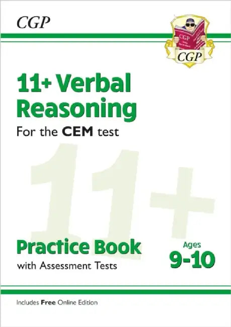 11+ CEM Verbal Reasoning Practice Book & Assessment Tests - Ages 9-10 (with Online Edition) by CGP Books