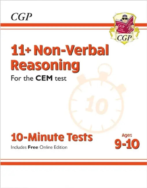 11+ CEM 10-Minute Tests: Non-Verbal Reasoning - Ages 9-10 (with Online Edition) by CGP Books