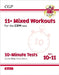 11+ CEM 10-Minute Tests: Mixed Workouts - Ages 10-11 Book 1 (with Online Edition) by CGP Books