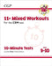11+ CEM 10-Minute Tests: Mixed Workouts - Ages 9-10 (with Online Edition) by CGP Books