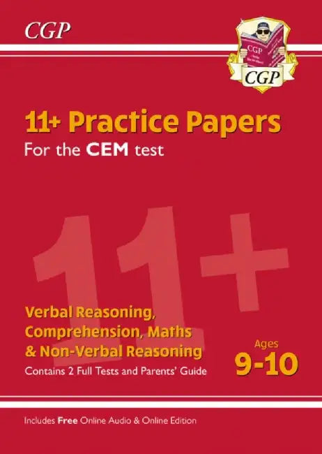 11+ CEM Practice Papers - Ages 9-10 (with Parents' Guide & Online Edition) by CGP Books