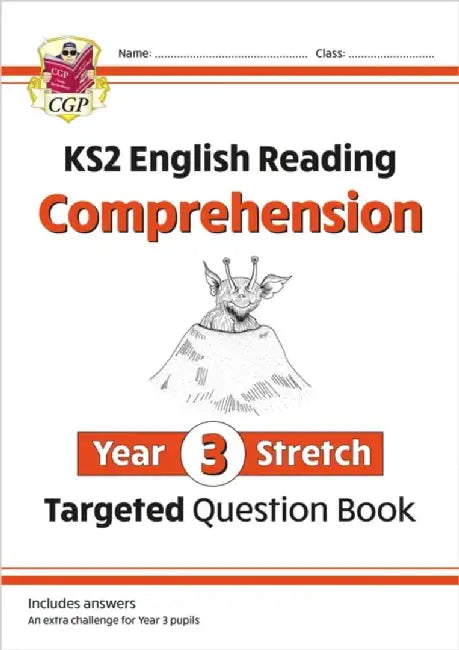 KS2 English Year 3 Stretch Reading Comprehension Targeted Question Book (+ Ans) by CGP Books