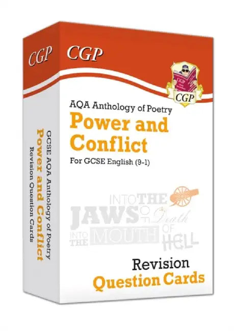 GCSE English: AQA Power & Conflict Poetry Anthology - Revision Question Cards by CGP Books