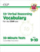 11+ CEM 10-Minute Tests: Verbal Reasoning Vocabulary - Ages 9-10 (with Online Edition) by CGP Books