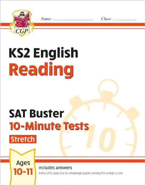 KS2 English SAT Buster 10-Minute Tests: Reading - Stretch (for the 2025 tests) by CGP Books