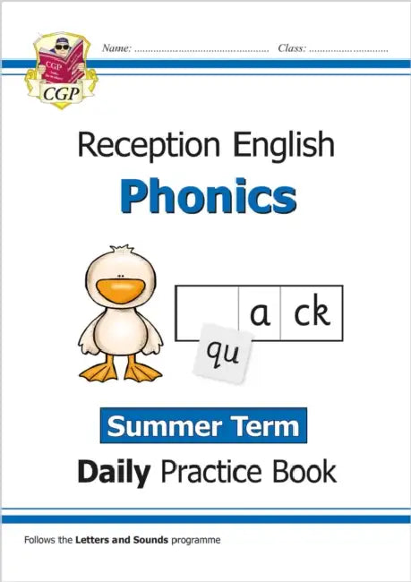 Reception Phonics Daily Practice Book: Summer Term by CGP Books