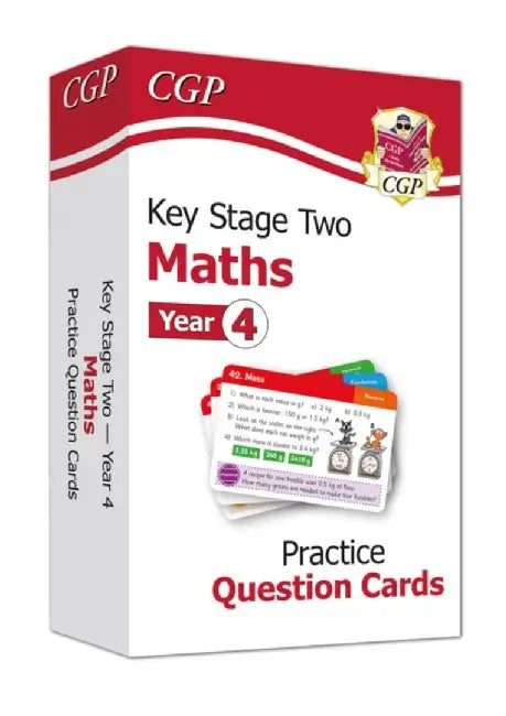 KS2 Maths Year 4 Practice Question Cards by CGP Books