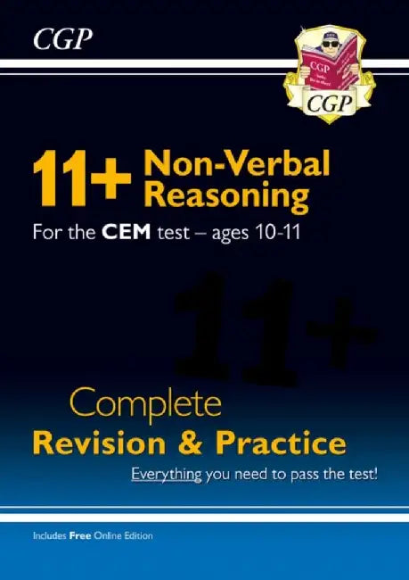 11+ CEM Non-Verbal Reasoning Complete Revision and Practice - Ages 10-11 (with Online Edition) by CGP Books