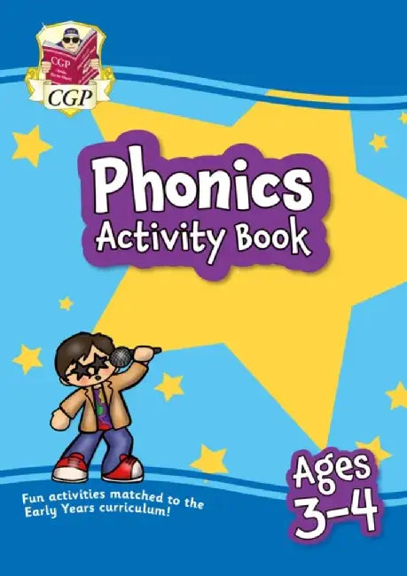 Phonics Activity Book for Ages 3-4 (Preschool) by CGP Books