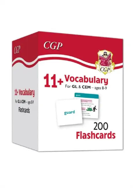 11+ Vocabulary Flashcards for Ages 9-10 - Pack 1 by CGP Books