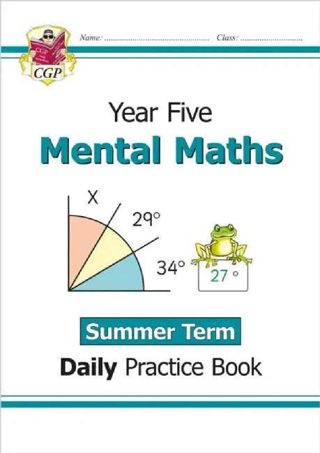 KS2 Mental Maths Year 5 Daily Practice Book: Summer Term by CGP Books