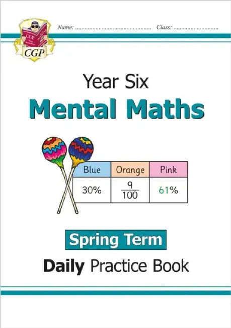 KS2 Mental Maths Year 6 Daily Practice Book: Spring Term by CGP Books