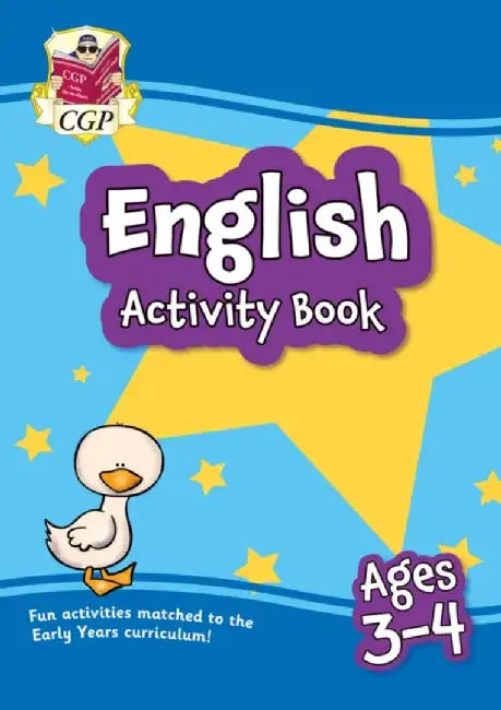 English Activity Book for Ages 3-4 (Preschool) by CGP Books