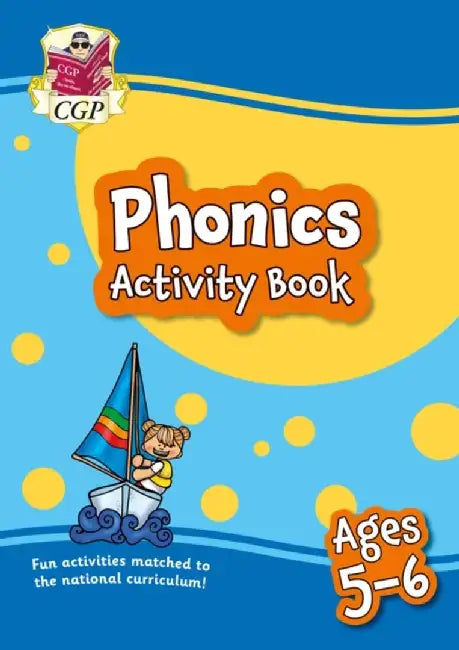 Phonics Activity Book for Ages 5-6 (Year 1) by CGP Books