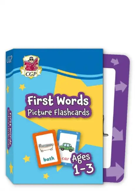 First Words Picture Flashcards for Ages 1-3 by CGP Books