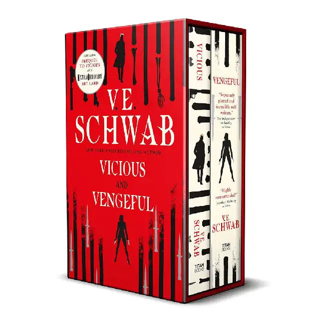 Vicious/Vengeful slipcase by V.E. Schwab