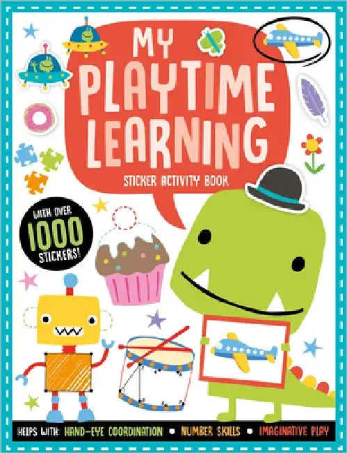 My Playtime Learning Sticker Activity Book by Elanor Best
