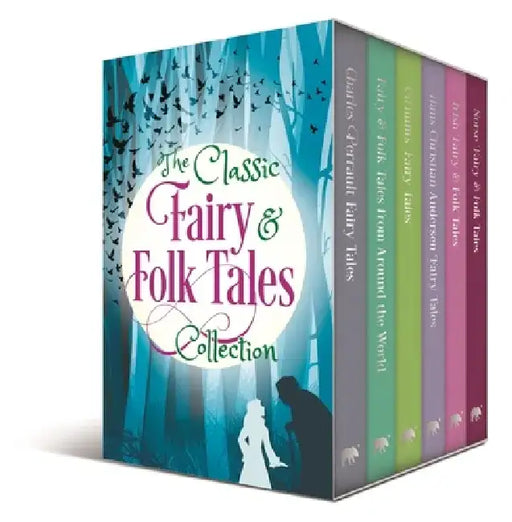 The Classic Fairy & Folk Tales Collection: Deluxe 6-Book Hardcover Boxed Set by Jacob Grimm