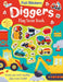 Felt Stickers Diggers Play Scene Book by Kit Elliot