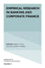 Empirical Research in Banking and Corporate Finance by Stephen P. Ferris