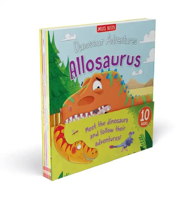 Dinosaur 10 book Pack: A Collection of Dinosaur Stories by Miles Kelly