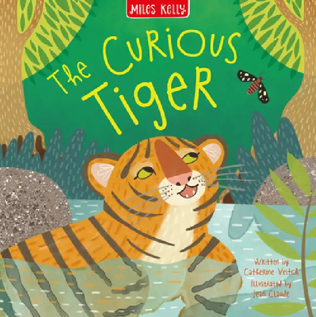 Rainforest Curious Tiger by Miles Kelly