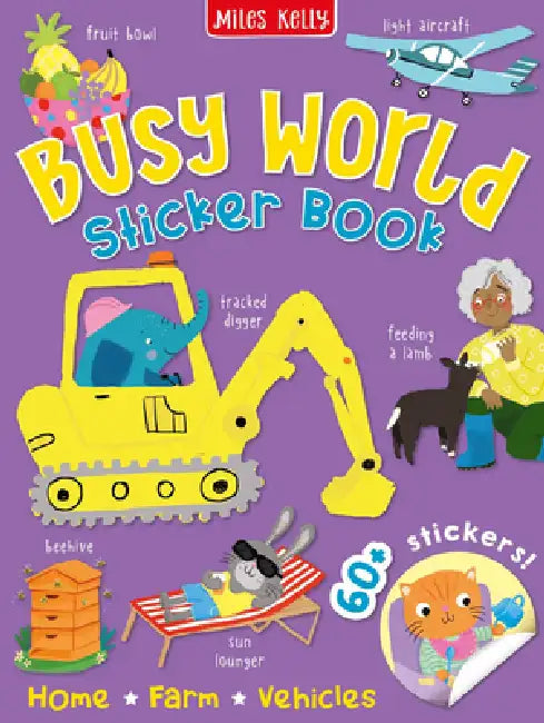 Busy World Sticker Book by Miles Kelly