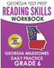 GEORGIA TEST PREP Reading Skills Workbook Georgia Milestones Daily Practice Grade 6: Preparation for the Georgia Milestones English Language Arts Test by G. Hawas