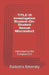 TITLE IX Investigation Student-On-Student Sexual Misconduct: Interviewing the Complainant by Radostin Belensky