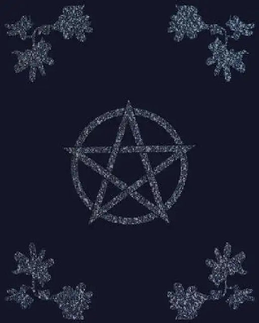 Grimoire: Pentacle Gemstone Flower Spell Book To Witchcraft Write Rituals & Ingredients by New Age Wicca Journal