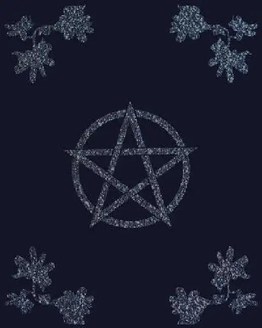 Grimoire: Pentacle Gemstone Flower Spell Book To Witchcraft Write Rituals & Ingredients by New Age Wicca Journal