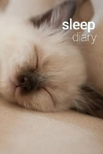 Sleep Diary Sleepy Siamese Kitten by Golding Notebooks