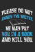 Please Do Not Annoy the Writer He May Put You in a Book and Kill You: Author Writer by Journal Sparks