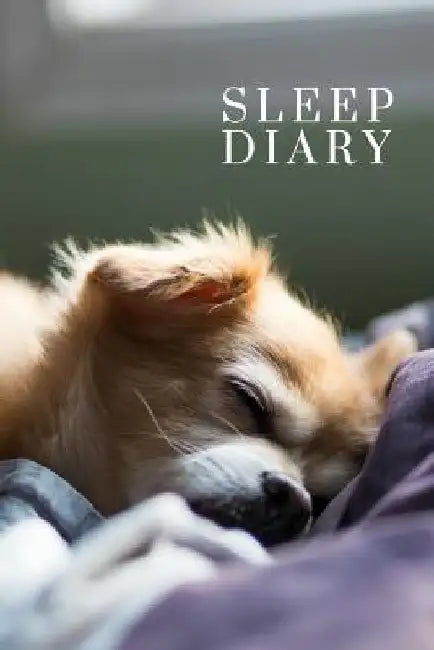 Sleep Diary Sleepy Pomeranian by Golding Notebooks