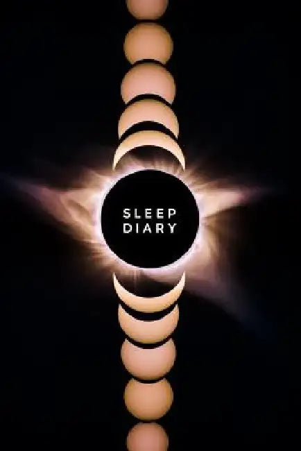 Sleep Diary Solar Eclipse by Golding Notebooks