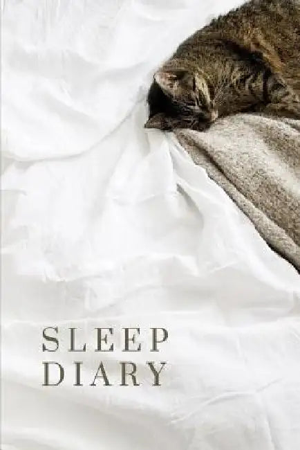 Sleep Diary Sleepy Brown Kitty by Golding Notebooks