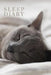 Sleep Diary Sleepy Russian Blue Cat by Golding Notebooks