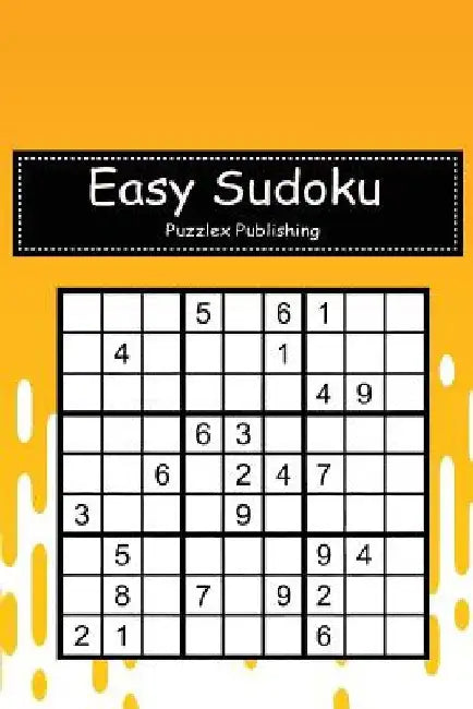 Easy Sudoku: Sudoku Puzzle Game For Beginers With Flat geometric abstract background cover by Puzzlex Publishing