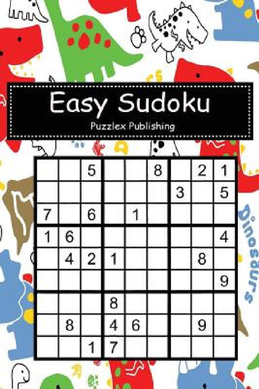 Easy Sudoku: Sudoku Puzzle Game For Beginers With Memphis pattern of geometric cover by Puzzlex Publishing