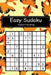 Easy Sudoku: Sudoku Puzzle Game For Beginers With Goldfish seamless pattern cover by Puzzlex Publishing