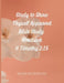 Study to Show Thyself Approved Bible Study Notebook by Krissinda Richards
