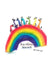 Rainbow Giraffes by Sua Lim